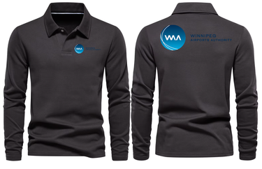 WINNPEG AIRPORT LONG SLEEVE POLO